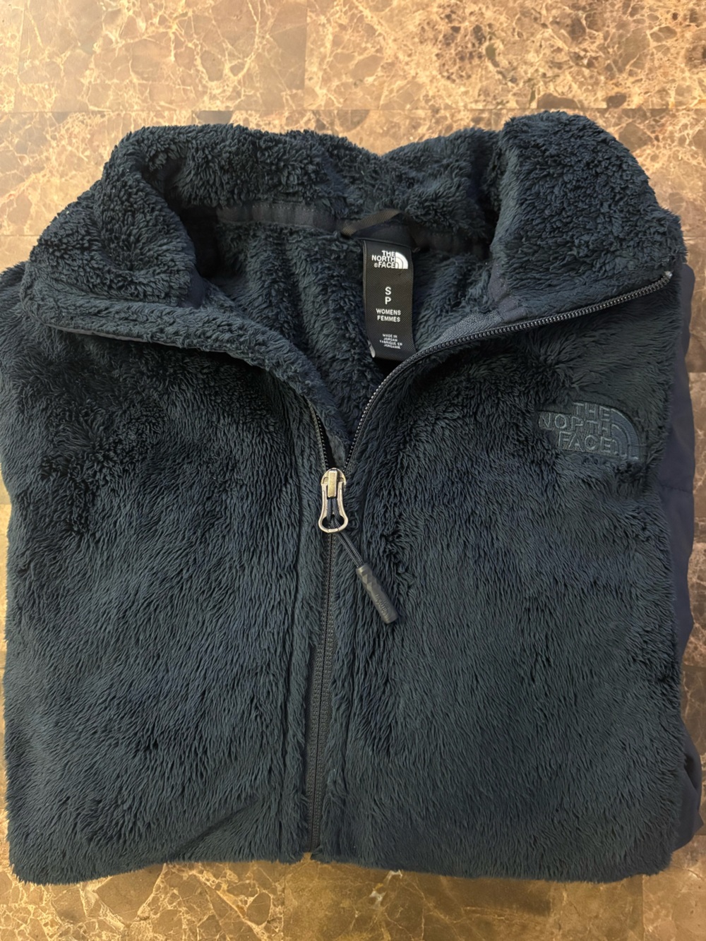 The North Face Navy Women’s Sherpa Fleece Jacket Navy Blue